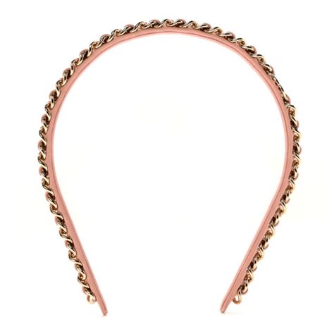 chanel lambskin cc turnlock chain bracelet pink gold|CHANEL Metal Lambskin CC Turnlock Chain Headband Gold .